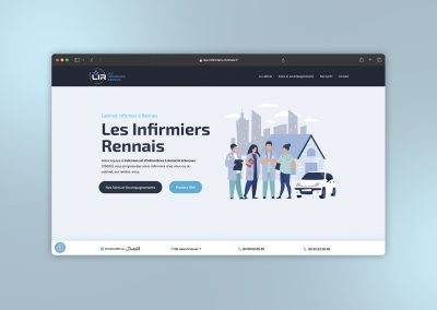 Site Web cabinet Infirmiers Libéraux