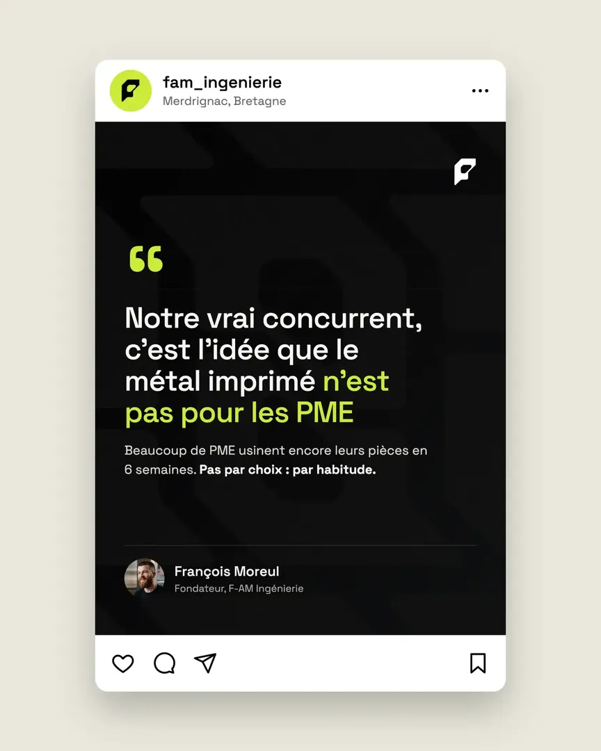 F-AM Ingénierie, Posts Instagram