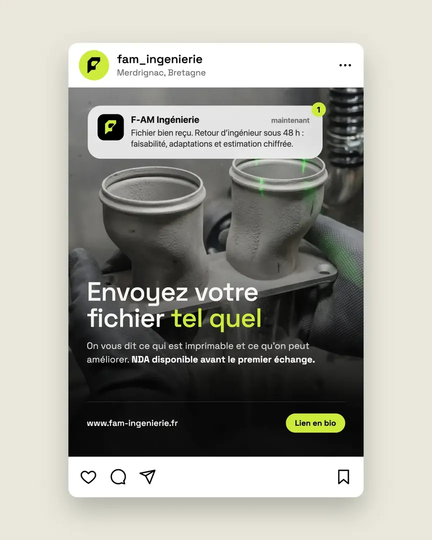 F-AM Ingénierie, Posts Instagram