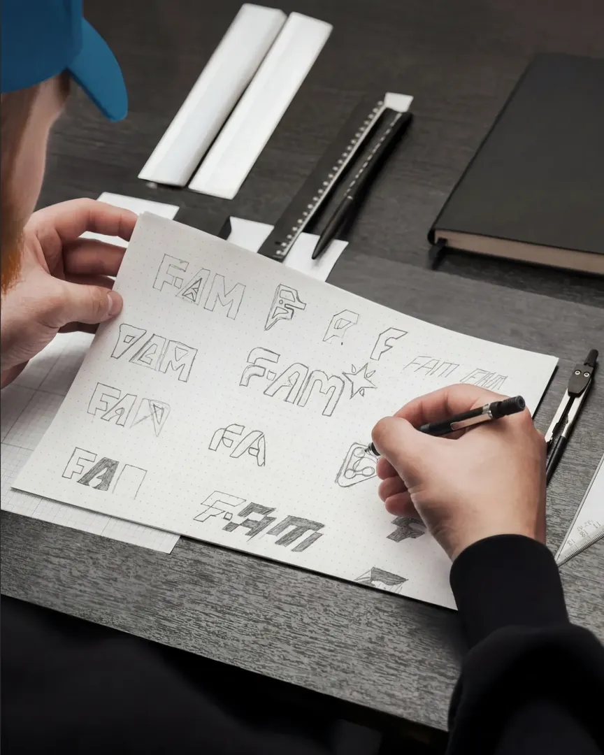 F-AM Ingénierie, Recherches de logo