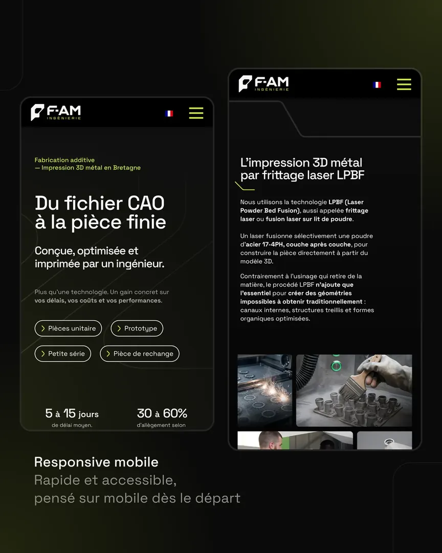 F-AM Ingénierie, Version mobile